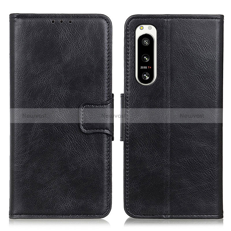 Leather Case Stands Flip Cover Holder M09L for Sony Xperia 5 IV