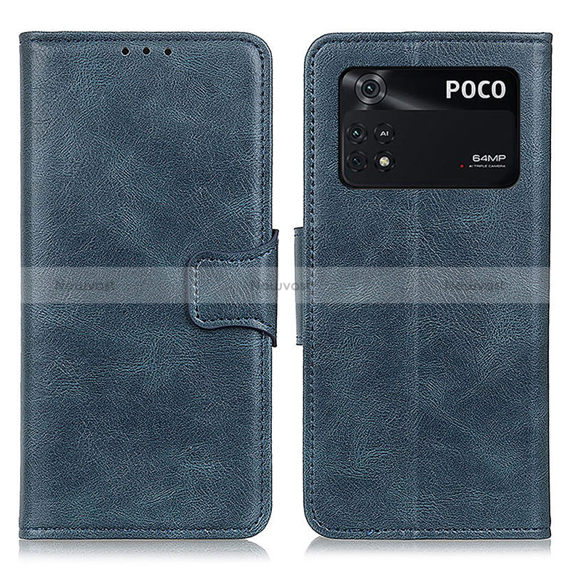 Leather Case Stands Flip Cover Holder M09L for Xiaomi Poco M4 Pro 4G