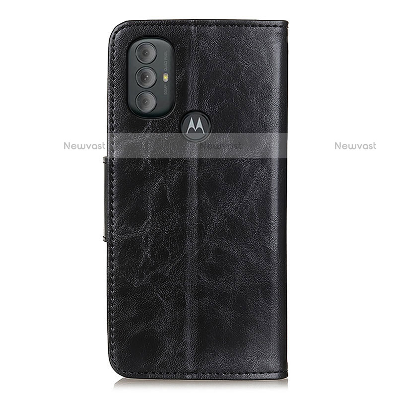 Leather Case Stands Flip Cover Holder M10L for Motorola Moto G Play (2023)