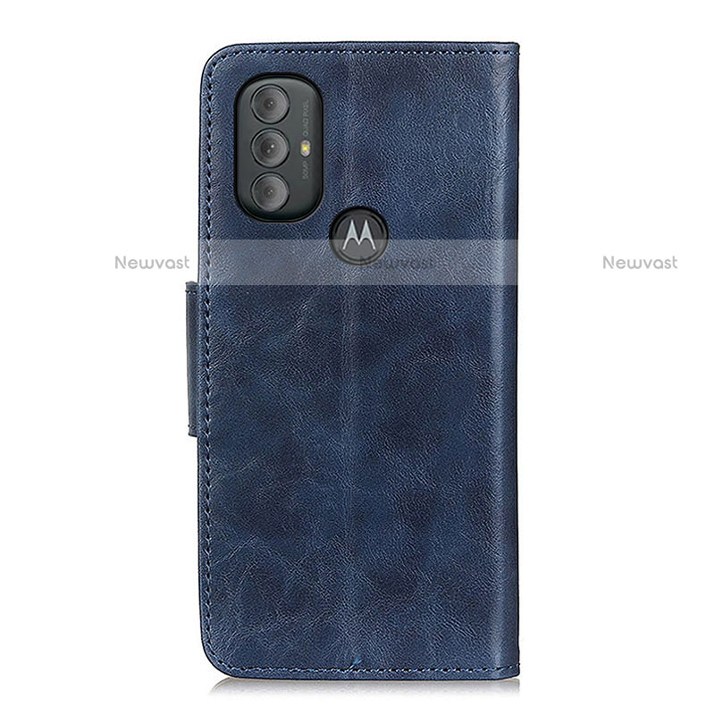 Leather Case Stands Flip Cover Holder M10L for Motorola Moto G Play (2023)