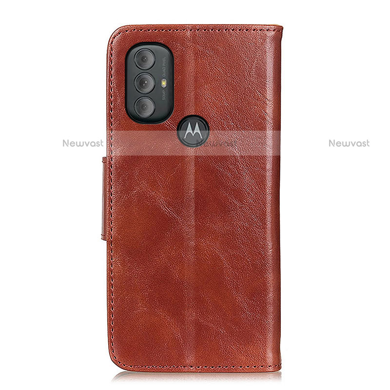 Leather Case Stands Flip Cover Holder M10L for Motorola Moto G Play (2023)