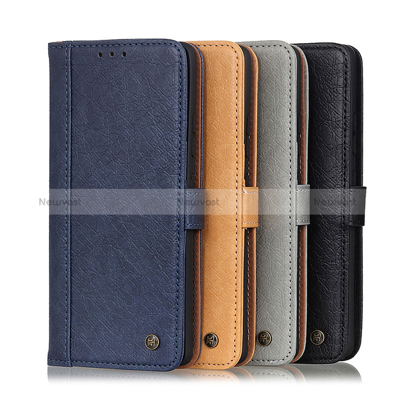 Leather Case Stands Flip Cover Holder M10L for Oppo A74 5G