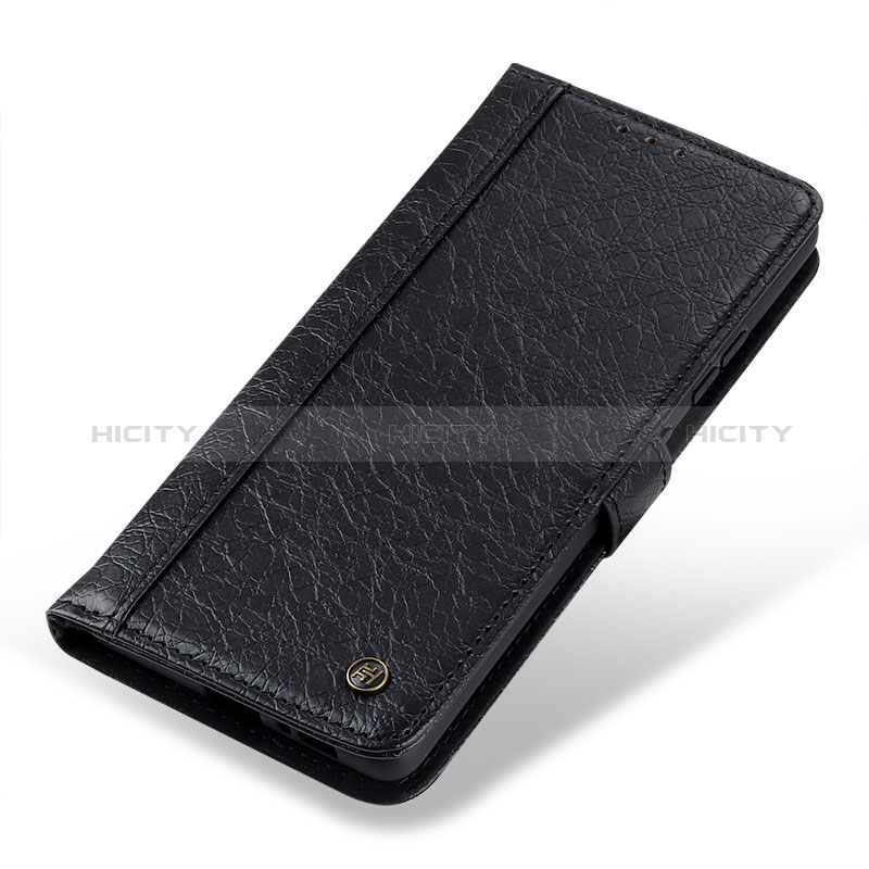 Leather Case Stands Flip Cover Holder M10L for Samsung Galaxy A72 4G Black