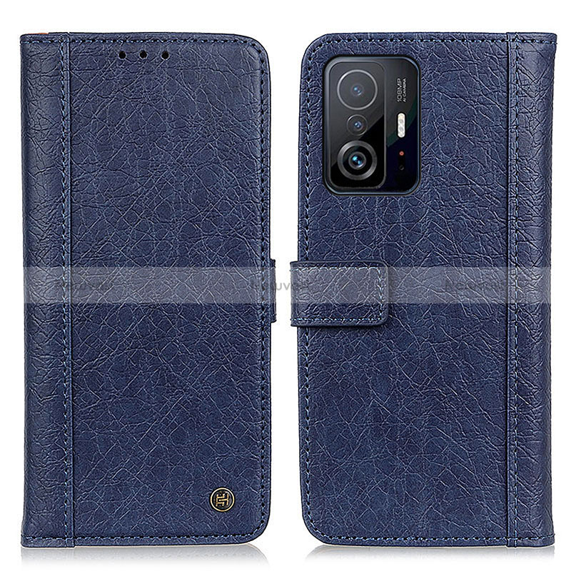 Leather Case Stands Flip Cover Holder M10L for Xiaomi Mi 11T Pro 5G Blue