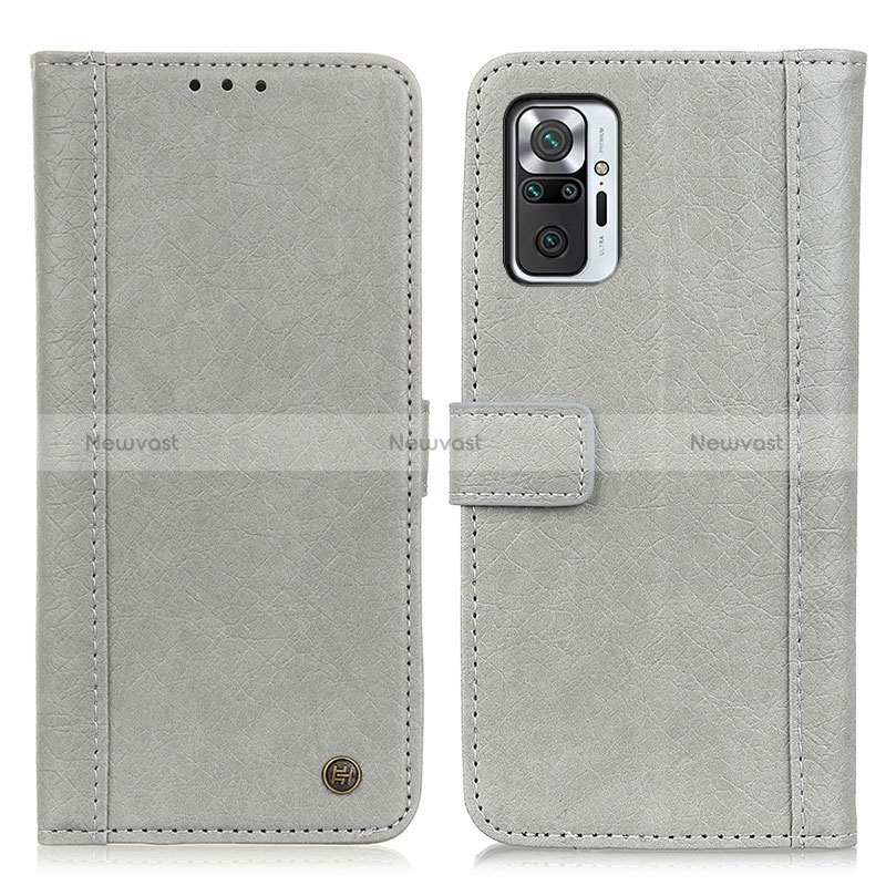 Leather Case Stands Flip Cover Holder M10L for Xiaomi Redmi Note 10 Pro 4G