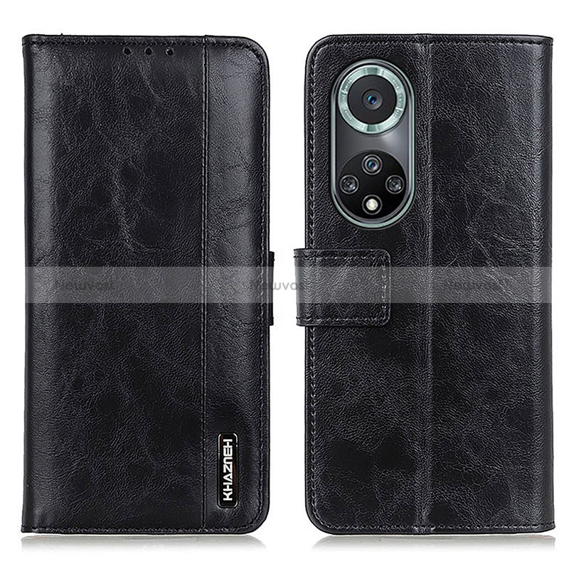 Leather Case Stands Flip Cover Holder M11L for Huawei Honor 50 Pro 5G Black