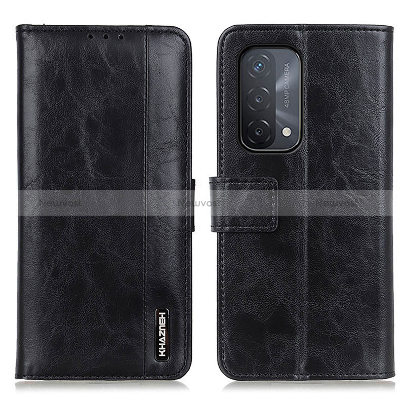 Leather Case Stands Flip Cover Holder M11L for Oppo A74 5G