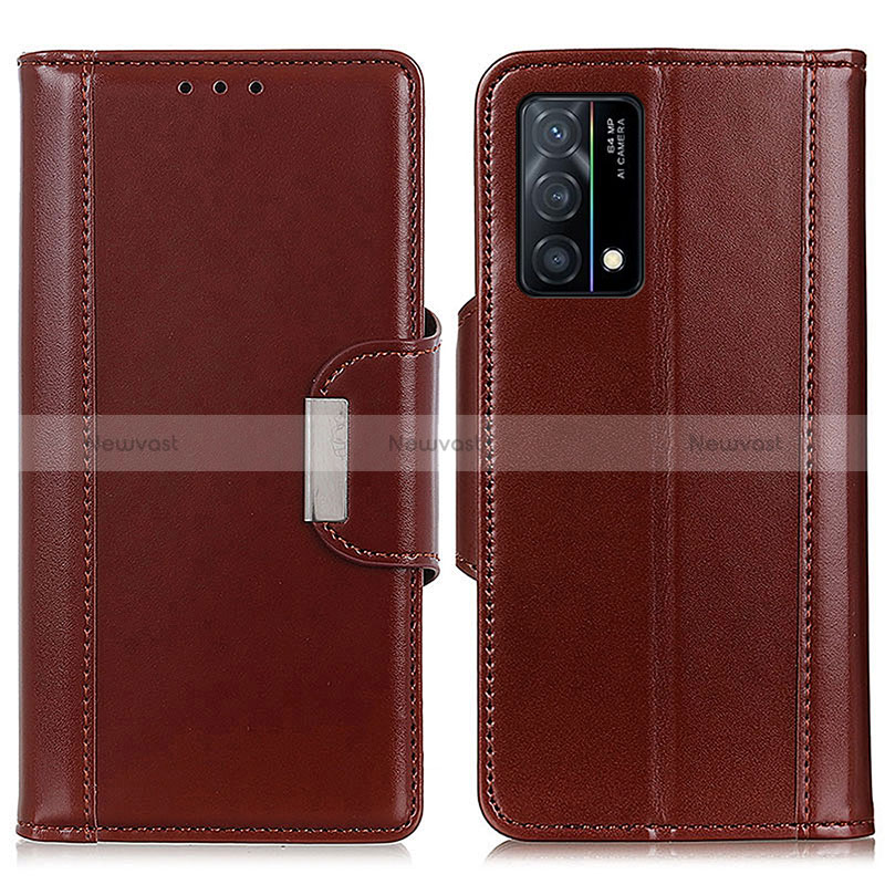 Leather Case Stands Flip Cover Holder M11L for Oppo K9 5G