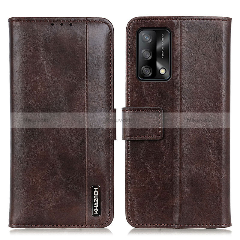 Leather Case Stands Flip Cover Holder M11L for Oppo Reno6 Lite