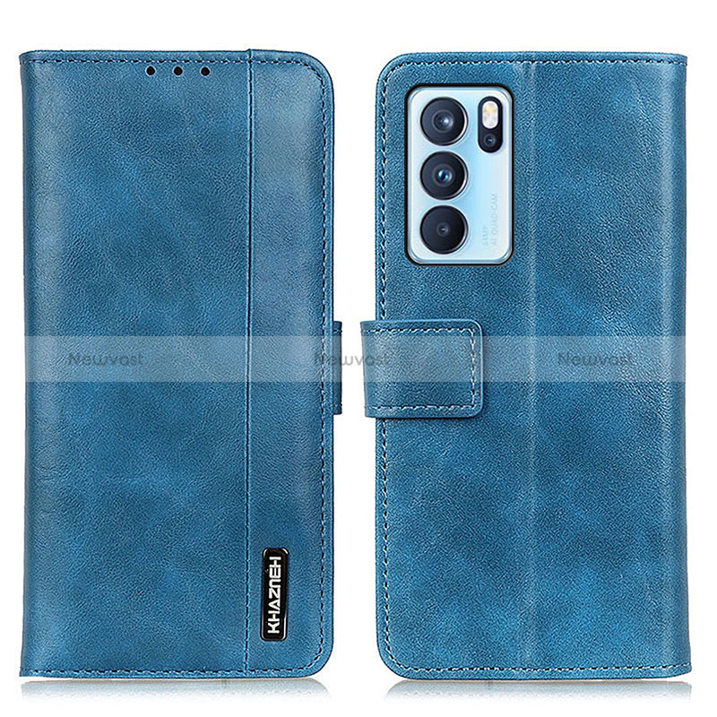 Leather Case Stands Flip Cover Holder M11L for Oppo Reno6 Pro 5G India