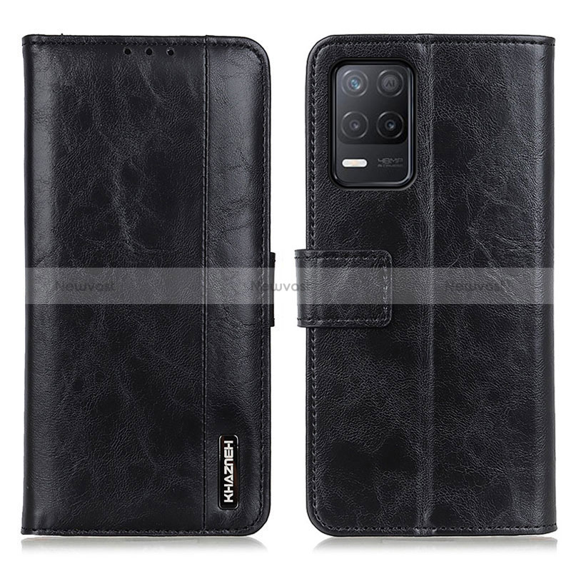 Leather Case Stands Flip Cover Holder M11L for Realme 8 5G Black