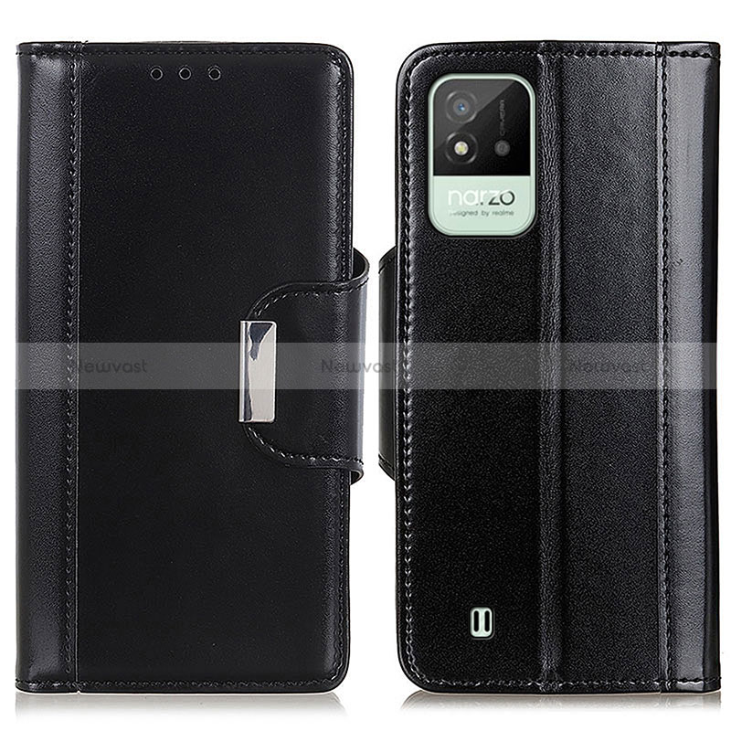 Leather Case Stands Flip Cover Holder M11L for Realme C11 (2021)