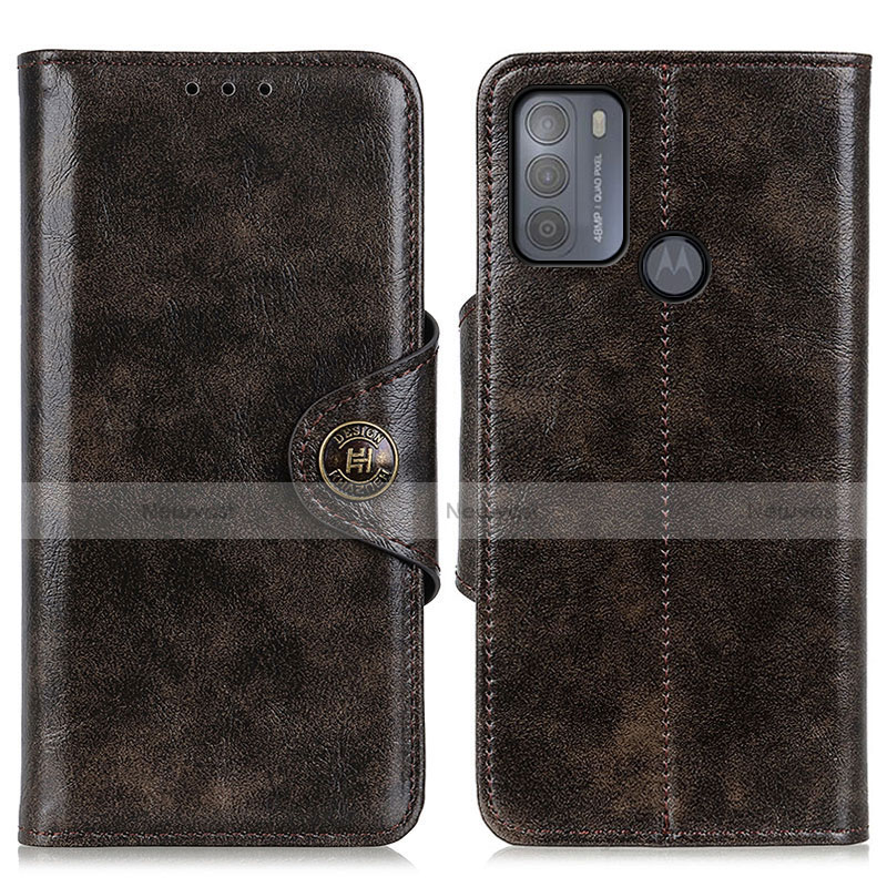 Leather Case Stands Flip Cover Holder M12L for Motorola Moto G50