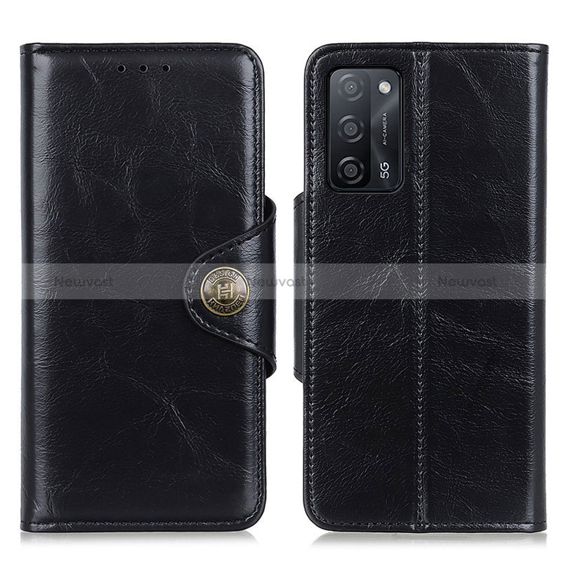 Leather Case Stands Flip Cover Holder M12L for Oppo A53s 5G