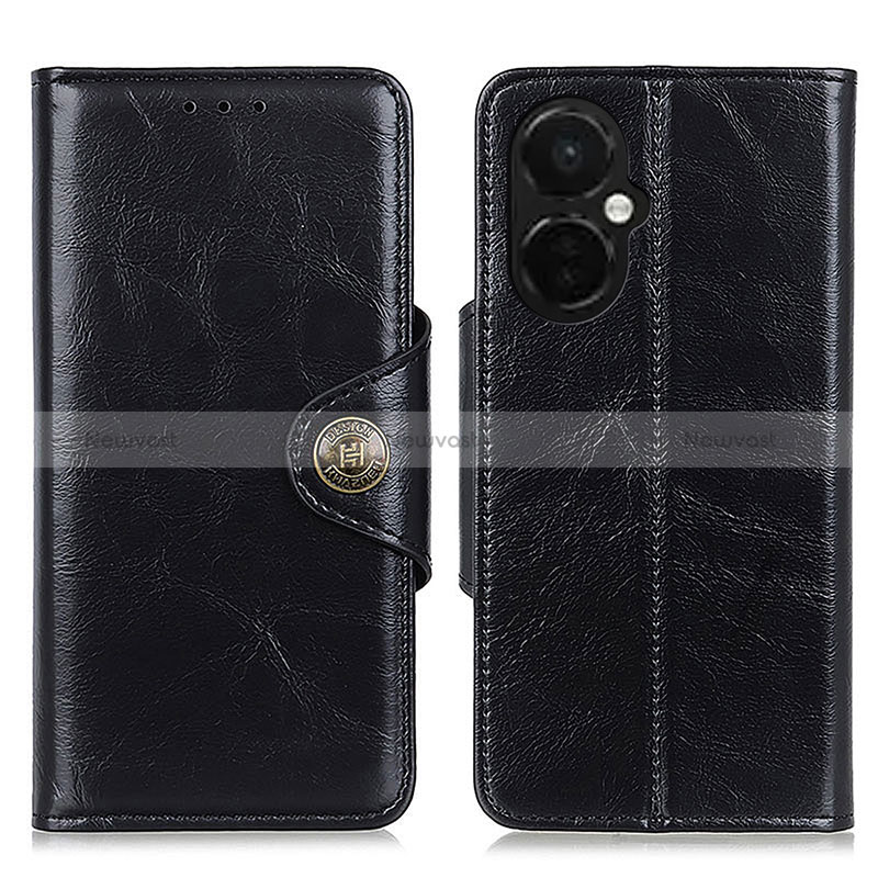 Leather Case Stands Flip Cover Holder M12L for Oppo K11x 5G Black