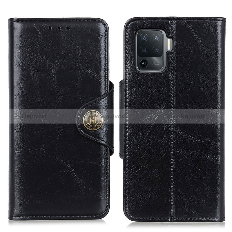Leather Case Stands Flip Cover Holder M12L for Oppo Reno5 F