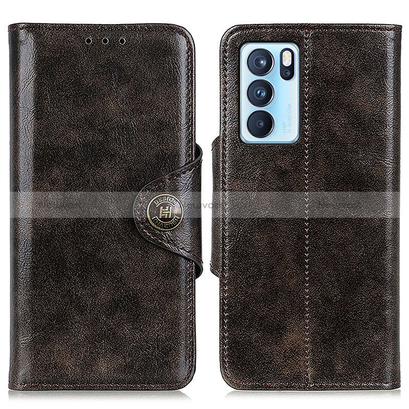 Leather Case Stands Flip Cover Holder M12L for Oppo Reno6 Pro 5G India