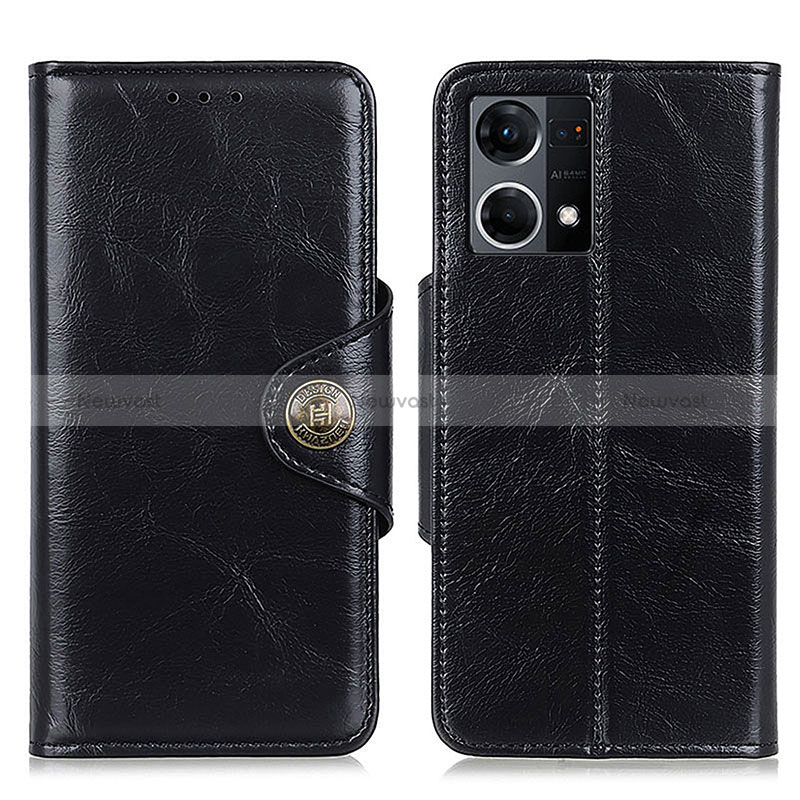 Leather Case Stands Flip Cover Holder M12L for Oppo Reno8 4G