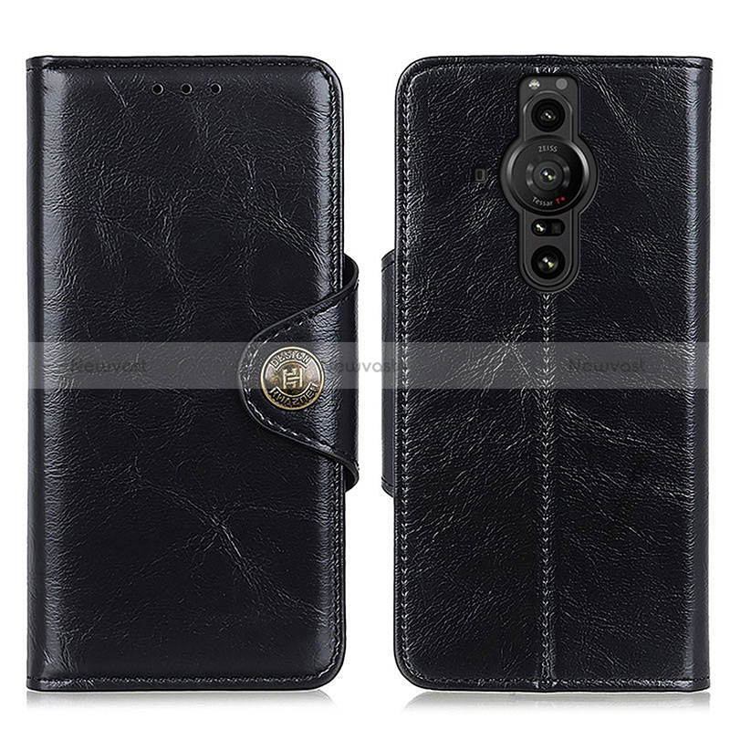 Leather Case Stands Flip Cover Holder M12L for Sony Xperia PRO-I