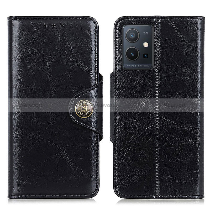 Leather Case Stands Flip Cover Holder M12L for Vivo Y33e 5G