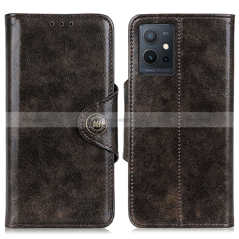 Leather Case Stands Flip Cover Holder M12L for Vivo Y75 5G