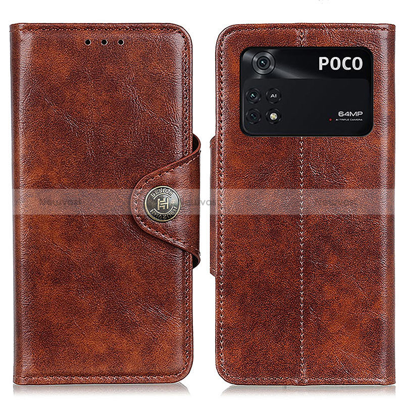 Leather Case Stands Flip Cover Holder M12L for Xiaomi Poco M4 Pro 4G