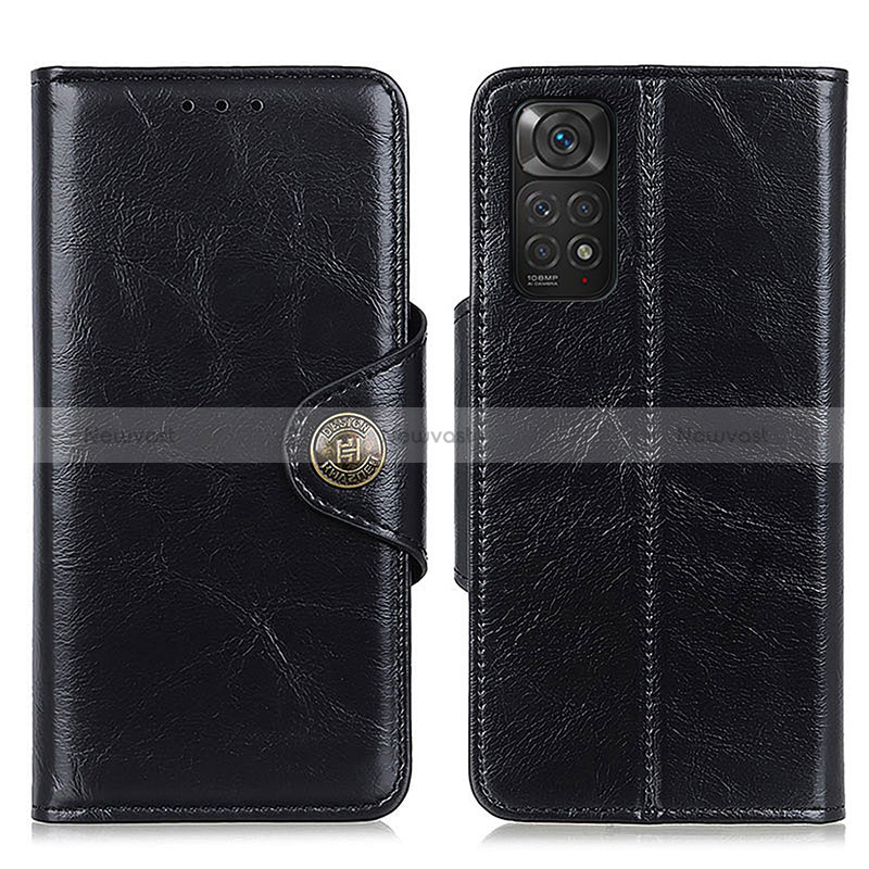 Leather Case Stands Flip Cover Holder M12L for Xiaomi Redmi Note 11 4G (2022)