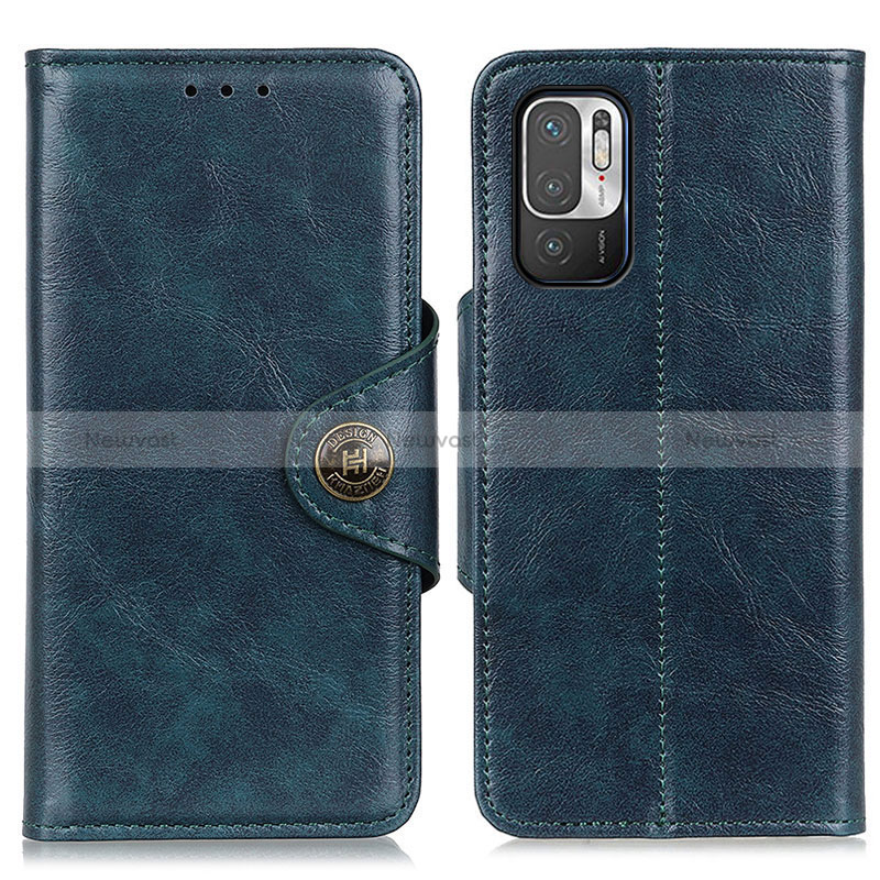 Leather Case Stands Flip Cover Holder M12L for Xiaomi Redmi Note 11 SE 5G Blue