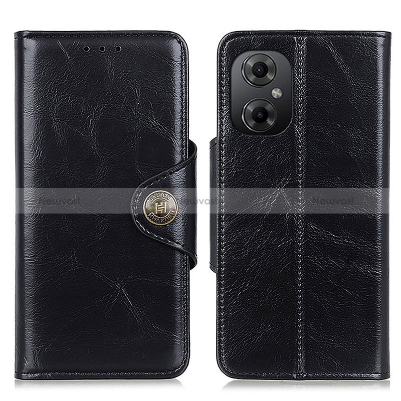 Leather Case Stands Flip Cover Holder M12L for Xiaomi Redmi Note 12R Pro 5G Black