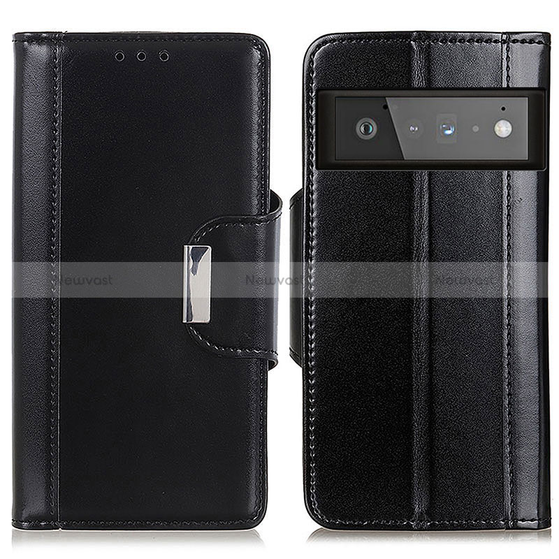 Leather Case Stands Flip Cover Holder M13L for Google Pixel 6 Pro 5G