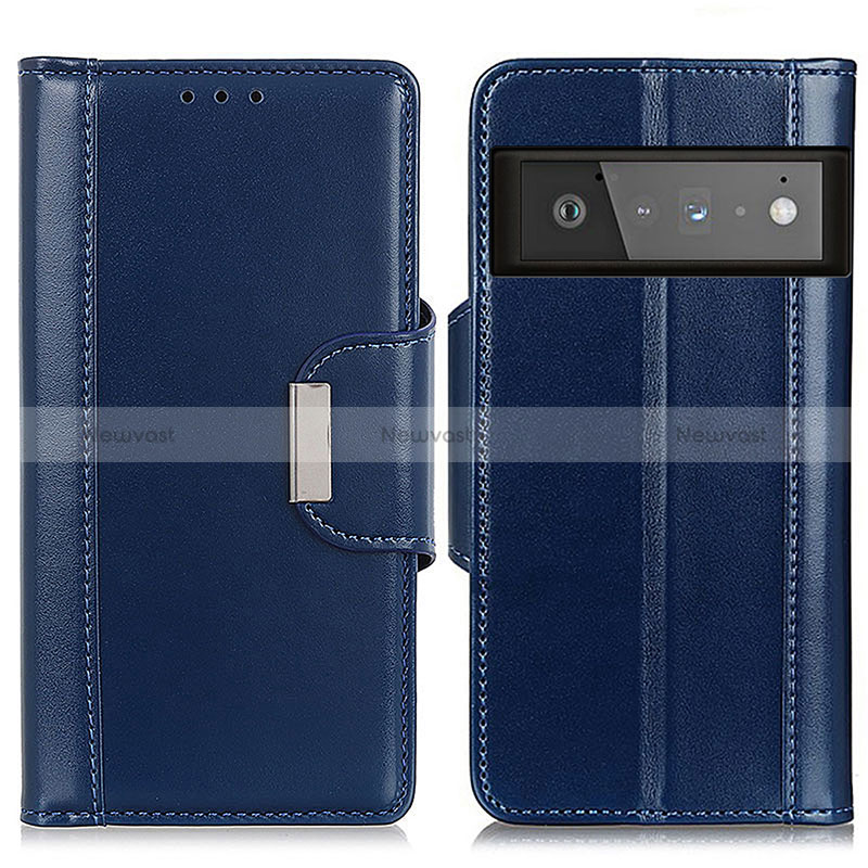 Leather Case Stands Flip Cover Holder M13L for Google Pixel 6 Pro 5G