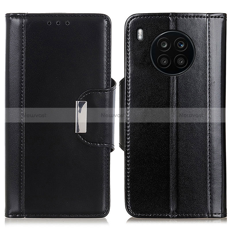 Leather Case Stands Flip Cover Holder M13L for Huawei Honor 50 Lite