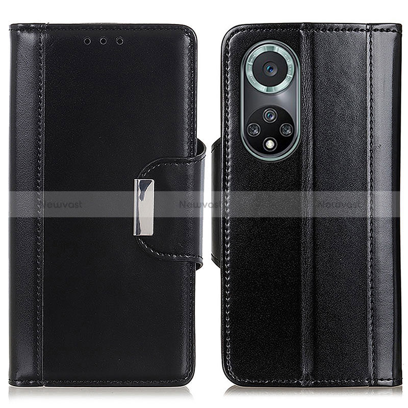 Leather Case Stands Flip Cover Holder M13L for Huawei Nova 9 Pro Black