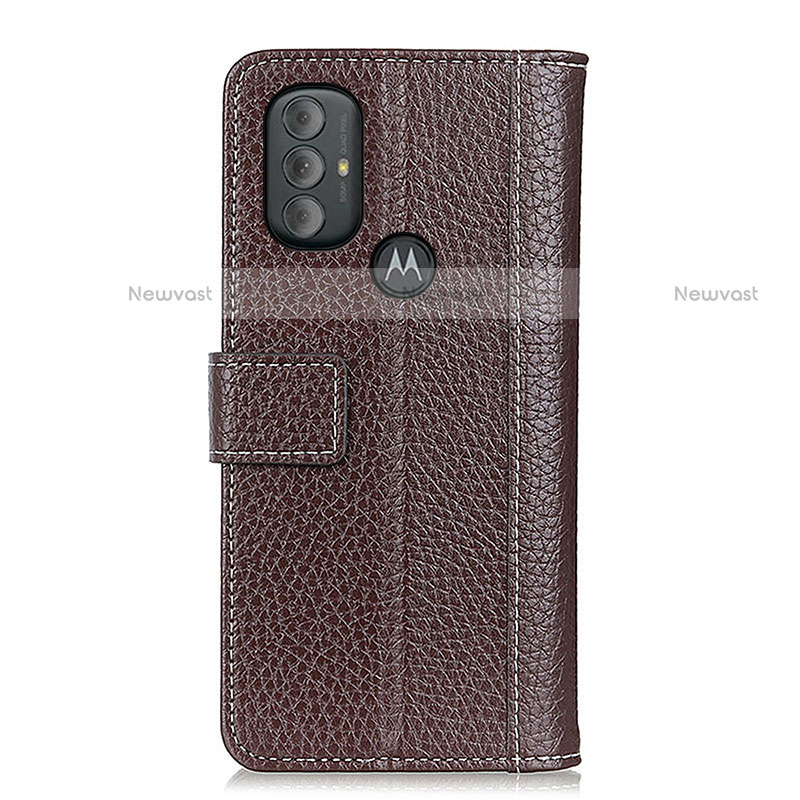 Leather Case Stands Flip Cover Holder M13L for Motorola Moto G Play (2023)