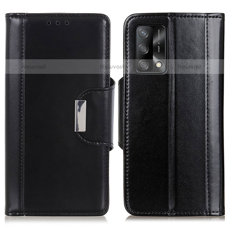 Leather Case Stands Flip Cover Holder M13L for Oppo A74 4G