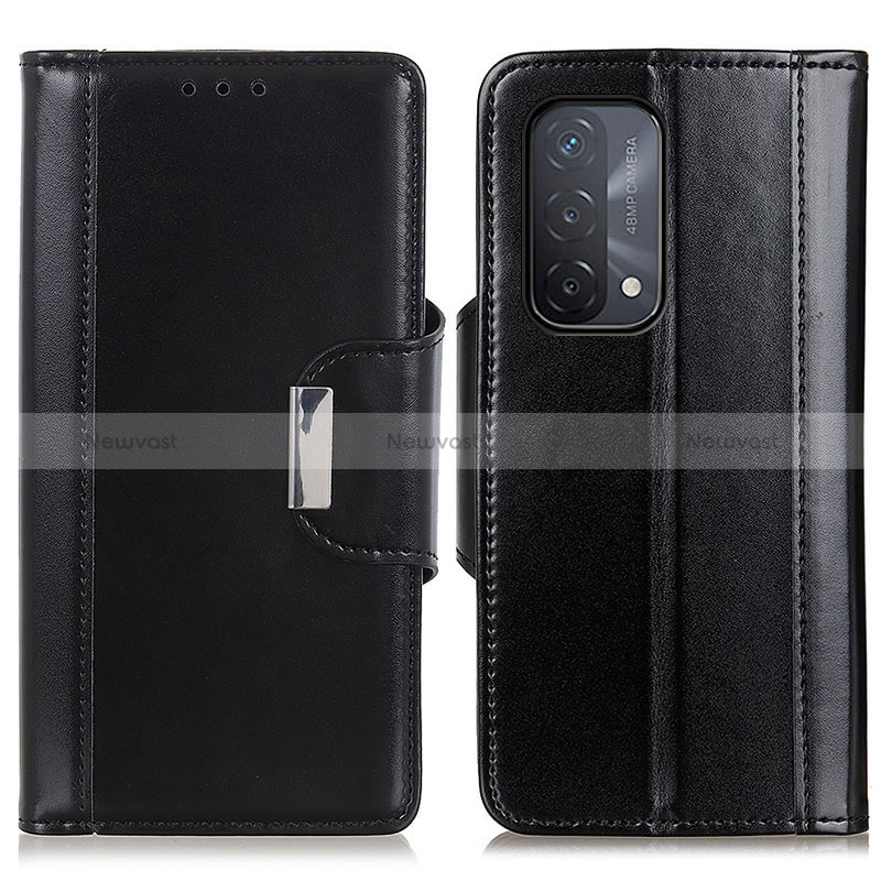 Leather Case Stands Flip Cover Holder M13L for Oppo A74 5G