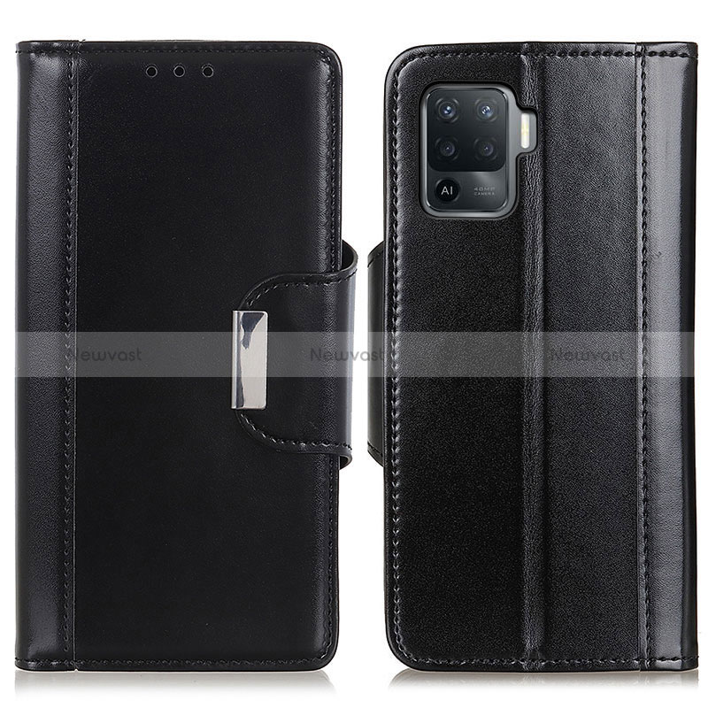 Leather Case Stands Flip Cover Holder M13L for Oppo Reno5 F