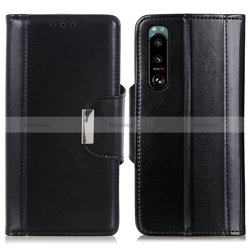 Leather Case Stands Flip Cover Holder M13L for Sony Xperia 5 III