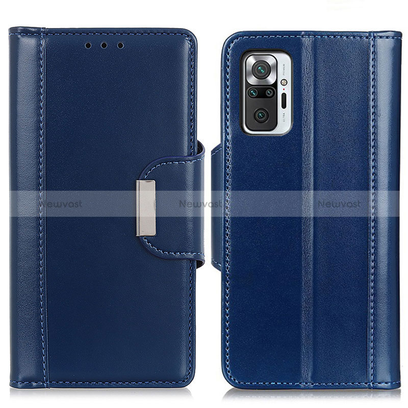 Leather Case Stands Flip Cover Holder M13L for Xiaomi Redmi Note 10 Pro 4G
