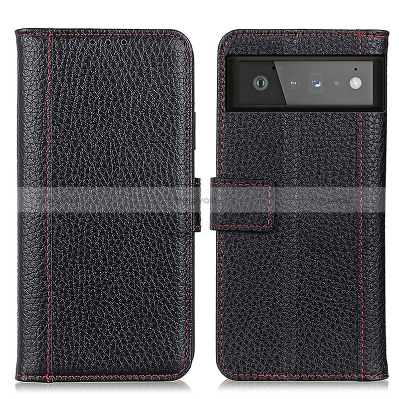 Leather Case Stands Flip Cover Holder M14L for Google Pixel 6 5G