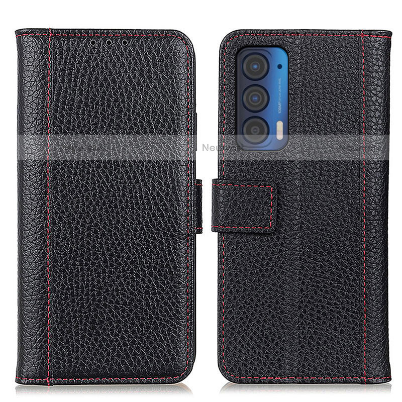 Leather Case Stands Flip Cover Holder M14L for Motorola Moto Edge (2021) 5G