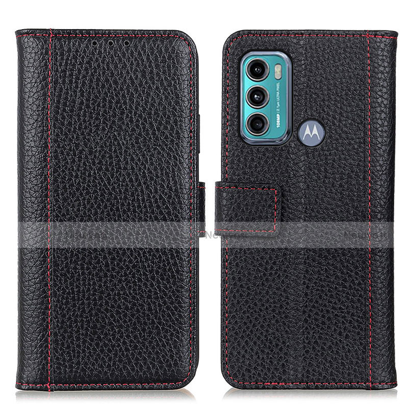 Leather Case Stands Flip Cover Holder M14L for Motorola Moto G60