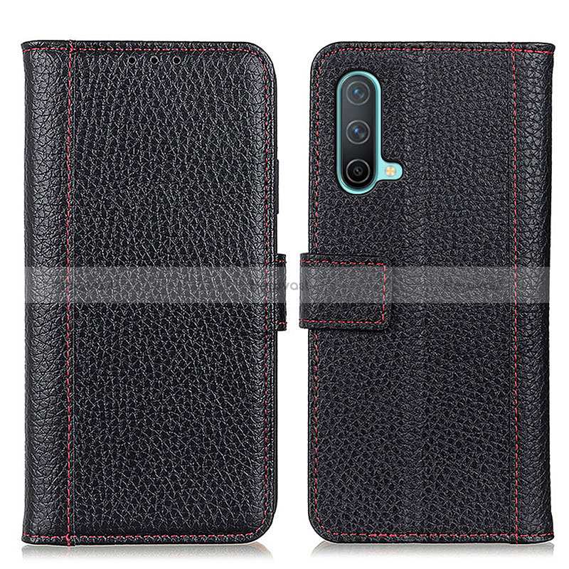 Leather Case Stands Flip Cover Holder M14L for OnePlus Nord CE 5G