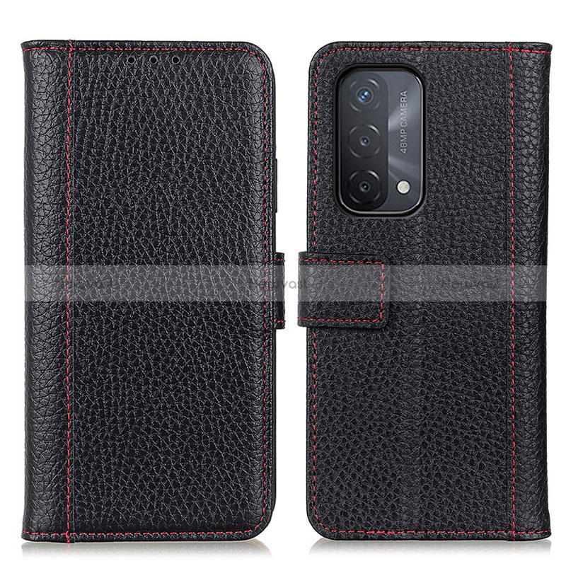Leather Case Stands Flip Cover Holder M14L for Oppo A54 5G