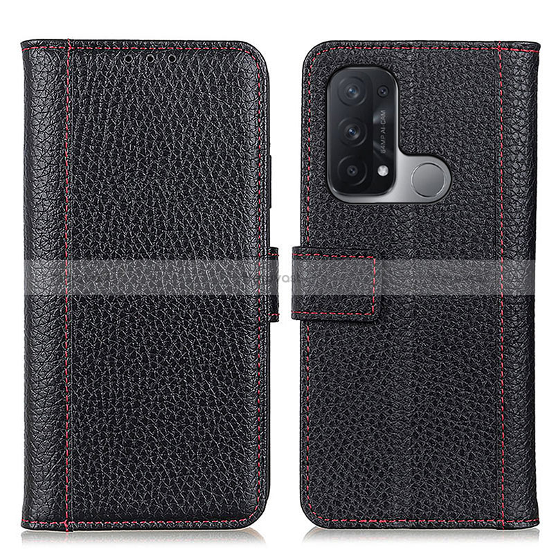 Leather Case Stands Flip Cover Holder M14L for Oppo Reno5 A