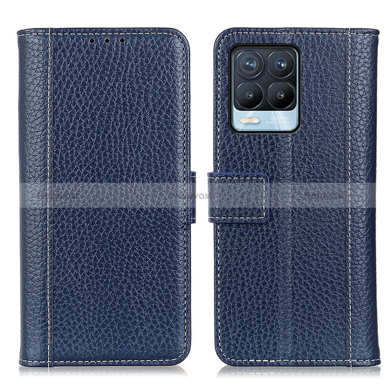 Leather Case Stands Flip Cover Holder M14L for Realme 8 Pro