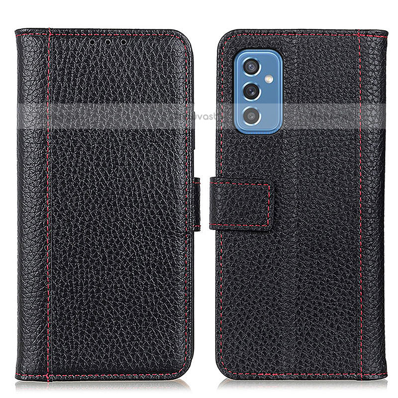 Leather Case Stands Flip Cover Holder M14L for Samsung Galaxy M52 5G