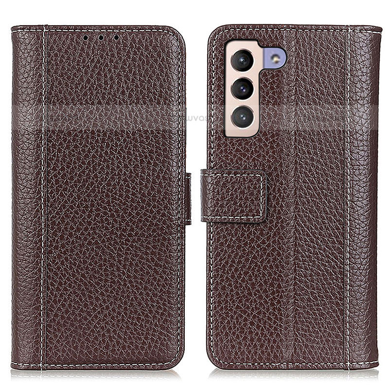 Leather Case Stands Flip Cover Holder M14L for Samsung Galaxy S21 Plus 5G