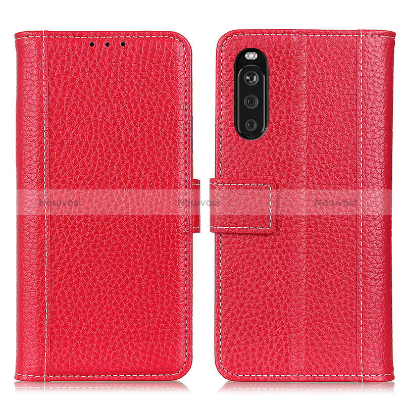 Leather Case Stands Flip Cover Holder M14L for Sony Xperia 10 III