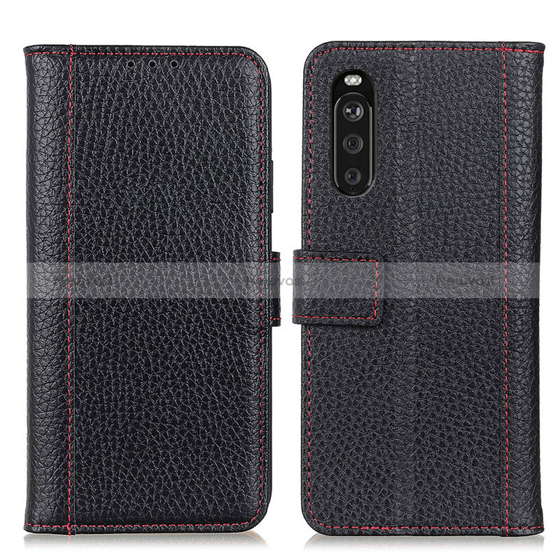 Leather Case Stands Flip Cover Holder M14L for Sony Xperia 10 III SO-52B